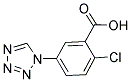 2-CHLORO-5-TETRAZOL-1-YL-BENZOIC ACID Struktur