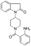 1-(2-AMINOBENZOYL)-4-(2,3-DIHYDRO-2-OXO-(1H)-INDOL-1-YL)PIPERIDINE Struktur