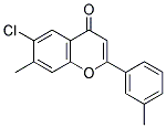 6-CHLORO-7,3'-DIMETHYLFLAVONE Struktur