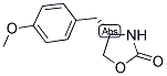 (S)-(-)-[(4-METHOXYPHENYL)METHYL]-2-OXAZOLIDINONE Struktur