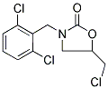 5-(CHLOROMETHYL)-3-(2,6-DICHLOROBENZYL)-1,3-OXAZOLIDIN-2-ONE Struktur