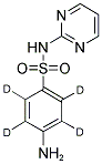 SULFADIAZINE-D4 Struktur