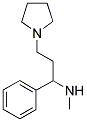 METHYL-(1-PHENYL-3-PYRROLIDIN-1-YL-PROPYL)-AMINE Struktur