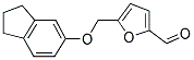 5-(INDAN-5-YLOXYMETHYL)-FURAN-2-CARBALDEHYDE Struktur