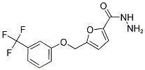 5-(3-TRIFLUOROMETHYL-PHENOXYMETHYL)-FURAN-2-CARBOXYLIC ACID HYDRAZIDE Struktur