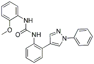 N-(2-METHOXYPHENYL)-N'-[2-(1-PHENYL-1H-PYRAZOL-4-YL)PHENYL]UREA Struktur