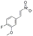 1-(4-FLUORO-3-METHOXYPHENYL)-2-NITROETHENE Struktur