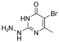 5-BROMO-2-HYDRAZINO-6-METHYLPYRIMIDIN-4(3H)-ONE Struktur