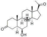 5-ALPHA-PREGNAN-6-BETA-OL-3,20-DIONE Struktur