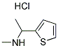 METHYL-(1-THIOPHEN-2-YL-ETHYL)-AMMONIUM CHLORIDE Struktur