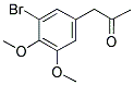 (3-BROMO-4,5-DIMETHOXYPHENYL)ACETONE Struktur