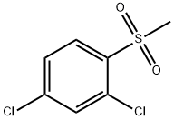 2,4-DICHLOROPHENYLMETHYLSULFONE Struktur