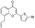 8-ALLYL-2-(5-BROMOTHIEN-2-YL)-4H-CHROMEN-4-ONE Struktur