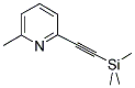 2-[2-(TRIMETHYLSILYL)ETHYNYL]-6-PICOLINE Struktur