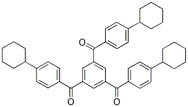 [3,5-BIS(4-CYCLOHEXYLBENZOYL)PHENYL](4-CYCLOHEXYLPHENYL)METHANONE Struktur