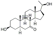 5-ALPHA-PREGNAN-3-BETA, 20-BETA-DIOL-7-ONE Struktur