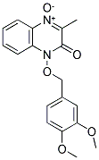 1-[(3,4-DIMETHOXYBENZYL)OXY]-3-METHYLQUINOXALIN-2(1H)-ONE 4-OXIDE Struktur