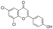 6,8-DICHLORO-4'-HYDROXYFLAVONE Struktur