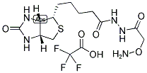 N-(AMINOOXYACETYL)-N'-(D-BIOTINOYL) HYDRAZINE, TRIFLUOROACETIC ACID SALT Struktur