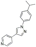 4-[1-(4-ISOPROPYLPHENYL)-1H-PYRAZOL-4-YL]PYRIDINE Struktur