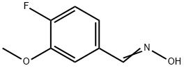 4-FLUORO-3-METHOXYBENZALDEHYDE OXIME Struktur