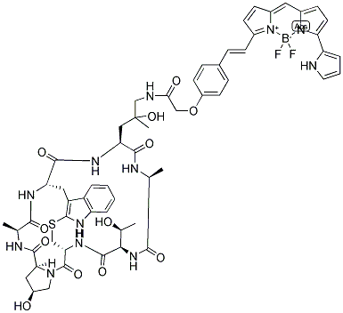 BODIPY(R) 650/665 PHALLOIDIN Struktur