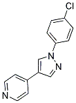 4-[1-(4-CHLOROPHENYL)-1H-PYRAZOL-4-YL]PYRIDINE Struktur