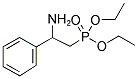 (2-AMINO-2-PHENYL)ETHYLPHOSPHONIC ACID, DIETHYL ESTER Struktur