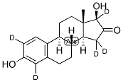 16-KETO-17BETA-ESTRADIOL-2,4,15,15,17-D5 Struktur