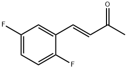 4-(2,5-DIFLUORO-PHENYL)-BUT-3-EN-2-ONE Struktur