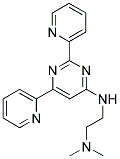 N'-(2,6-DIPYRIDIN-2-YLPYRIMIDIN-4-YL)-N,N-DIMETHYLETHANE-1,2-DIAMINE Struktur