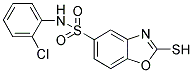 2-MERCAPTO-BENZOOXAZOLE-5-SULFONIC ACID (2-CHLORO-PHENYL)-AMIDE Struktur