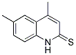 4,6-DIMETHYL-1H-QUINOLINE-2-THIONE Struktur