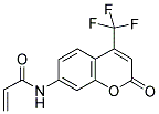 7-(4-TRIFLUOROMETHYL)COUMARIN ACRYLAMIDE Struktur