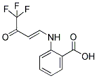 2-(4,4,4-TRIFLUORO-3-OXO-BUT-1-ENYLAMINO)-BENZOIC ACID Struktur