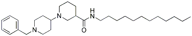 1-(1-BENZYLPIPERIDIN-4-YL)-N-DODECYLPIPERIDINE-3-CARBOXAMIDE Struktur