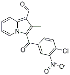 3-(4-CHLORO-3-NITRO-BENZOYL)-2-METHYL-INDOLIZINE-1-CARBALDEHYDE Struktur