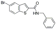 N-BENZYL-5-BROMO-1-BENZOTHIOPHENE-2-CARBOXAMIDE Struktur