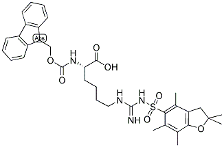 FMOC-HOMOARG(PBF)-OH Structure