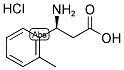 (S)-3-AMINO-3-(2-METHYL-PHENYL)-PROPANOIC ACID HYDROCHLORIDE Struktur