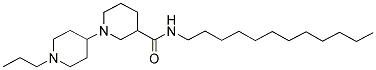 N-DODECYL-1-(1-PROPYLPIPERIDIN-4-YL)PIPERIDINE-3-CARBOXAMIDE Struktur