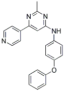 2-METHYL-N-(4-PHENOXYPHENYL)-6-PYRIDIN-4-YLPYRIMIDIN-4-AMINE Struktur