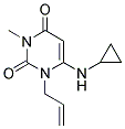 1-ALLYL-6-(CYCLOPROPYLAMINO)-3-METHYLPYRIMIDINE-2,4(1H,3H)-DIONE