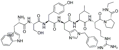 (D-HIS(BZL)6,PRO-NHET9)-LHRH (3-9) Struktur