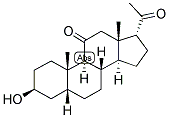 5-BETA, (17-ALPHA)-PREGNAN-3-BETA-OL-11,20-DIONE Struktur