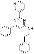 6-PHENYL-N-(2-PHENYLETHYL)-2-PYRIDIN-3-YLPYRIMIDIN-4-AMINE