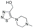 [5-(4-METHYLPIPERAZIN-1-YL)-1,2,3-THIADIAZOL-4-YL]METHANOL Struktur