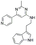 N-[2-(1H-INDOL-3-YL)ETHYL]-2-METHYL-6-PYRIDIN-4-YLPYRIMIDIN-4-AMINE Struktur