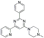 4-(4-METHYLPIPERAZIN-1-YL)-6-PYRIDIN-2-YL-2-PYRIDIN-4-YLPYRIMIDINE