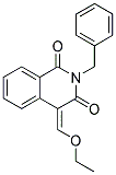 2-BENZYL-4-ETHOXYMETHYLENE-4H-ISOQUINOLINE-1,3-DIONE Struktur